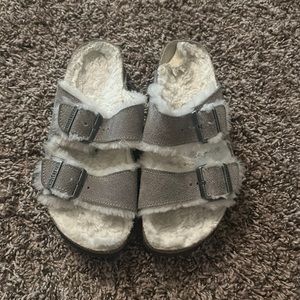 Arizona shearling Birkenstocks womens